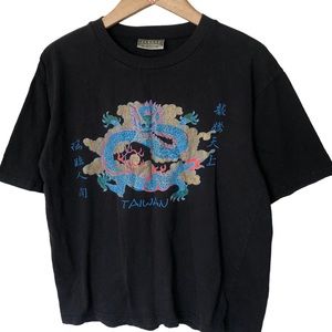 Formosa Taiwan dragon graphic T-shirt L